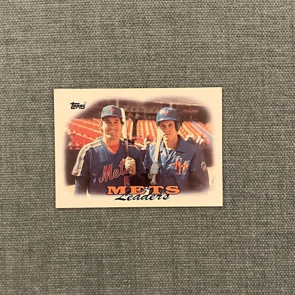1988 Topps New York Mets Baseball Card Trading Card